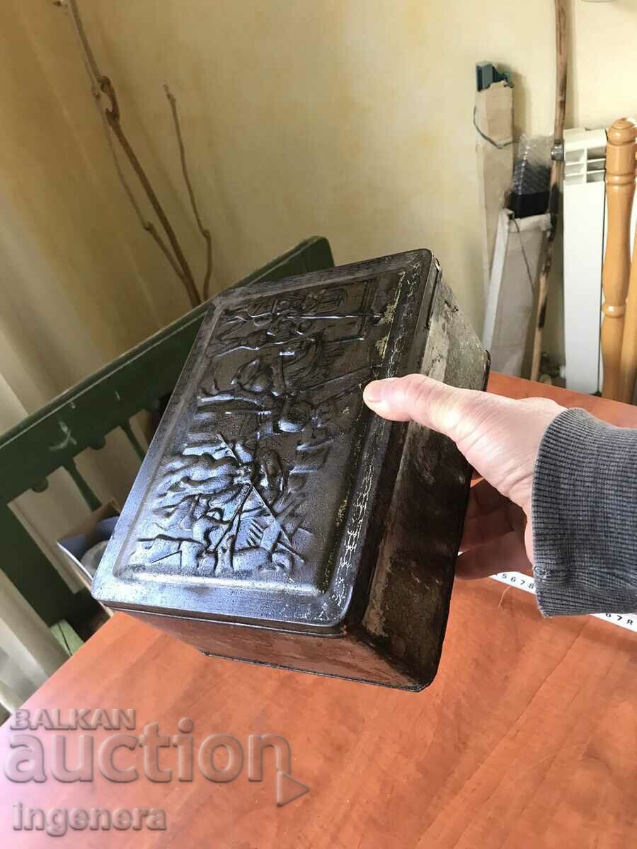 BOX METAL STAMP ANTIQUE - 7 BOX METAL STAMP ANTIQUE - 7