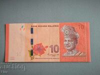 Банкнота - Малайзия - 10 рингит UNC | 2012г.