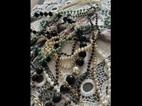 Lot of old necklaces, bracelets and ornaments