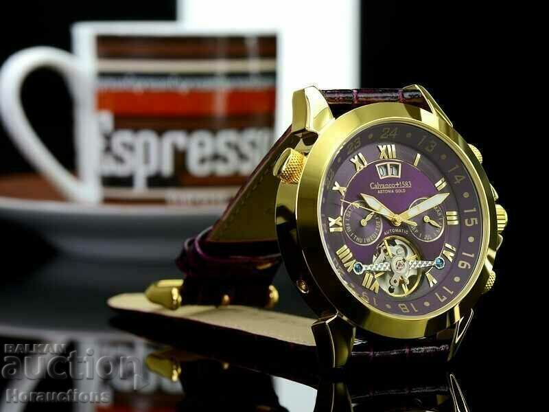 Auction CALVANEO 1583 ASTONIA GOLD VIOLET AUTOMATIC Auction CALVANEO 1583 ASTONIA GOLD VIOLET AUTOMATIC