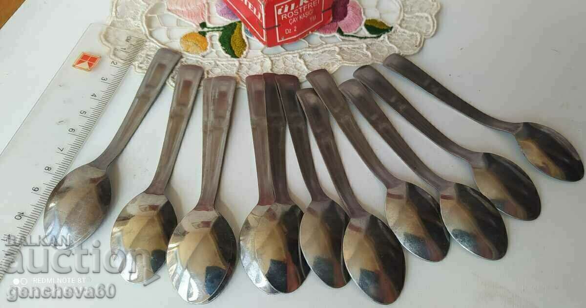 Nice ROSTFERI coffee spoons - 5 Nice ROSTFERI coffee spoons - 5