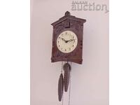 Beacon wall clock with cuckoo cuckoo 70s