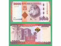 (¯`'•.¸ TANZANIA 2000 Shillings 2015 UNC ¸.•'´¯)