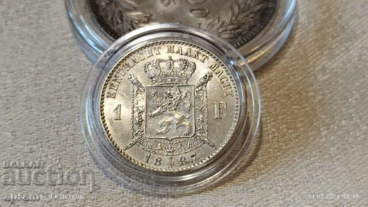 Παράδοση 1 φράγκο 1887 Παράδοση 1 φράγκο 1887