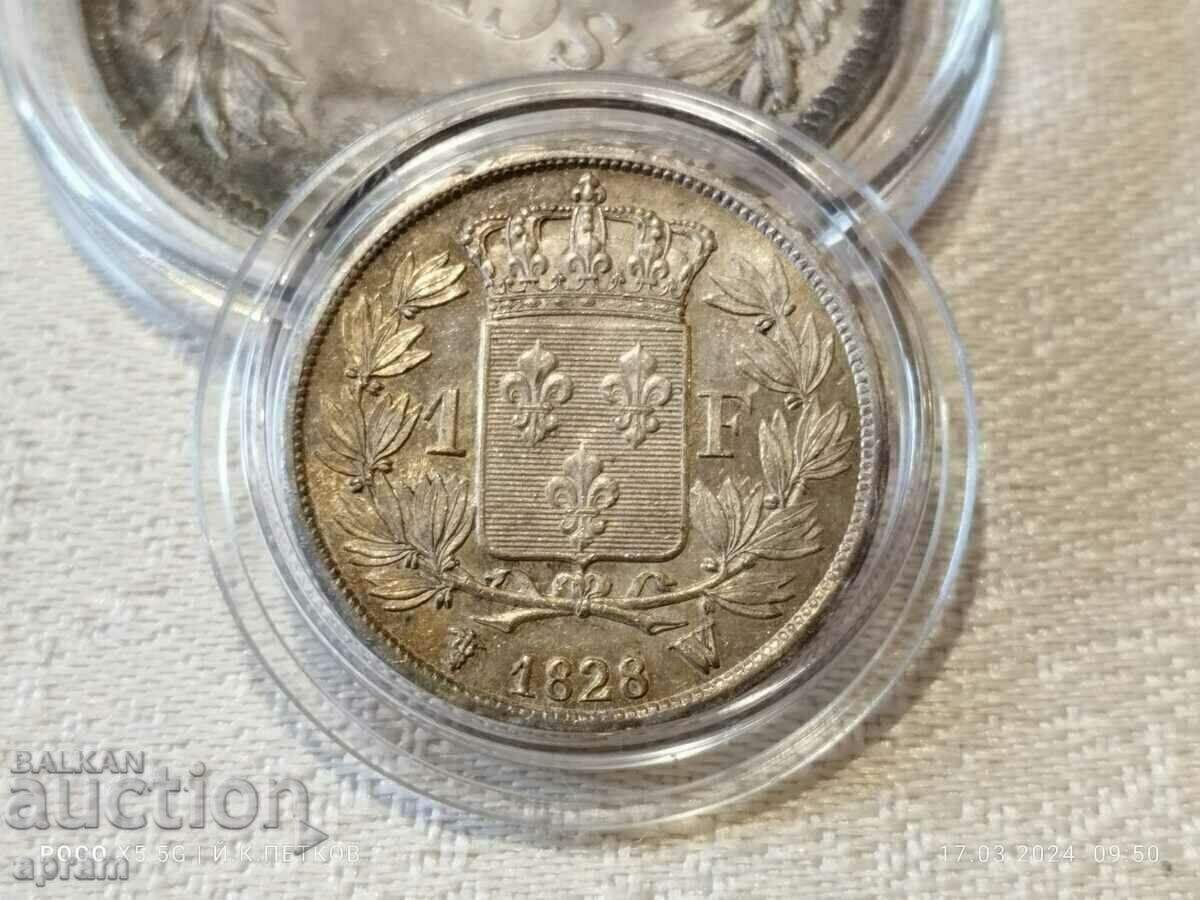 1 franc 1828 - 6 1 franc 1828 - 6