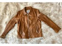Italian leather jacket, lambskin, NEW