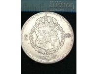 2 crowns 1945,  Sweden Gustav V (1908 - 1950)  Silver