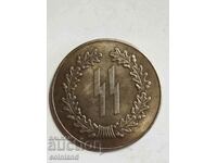 German Nazi Coin Medal Plaque - REPLICA REPRODUCTION