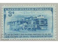 1952. Η.Π.Α. Χάρτης σιδηροδρόμων της Βαλτιμόρης και του Οχάιο.