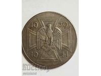 German Nazi Coin Medal Plaque - REPLICA REPRODUCTION