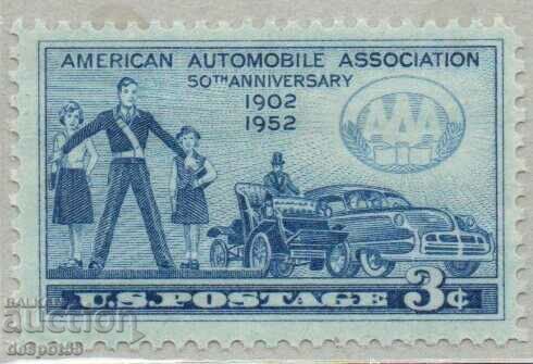 1952. USA. 50 years of the American Automobile Association.