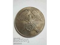 German Nazi Coin Medal Plaque - REPLICA REPRODUCTION