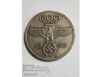 German Nazi Coin Medal Plaque - REPLICA REPRODUCTION