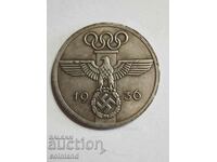 German Nazi Coin Medal Plaque - REPLICA REPRODUCTION