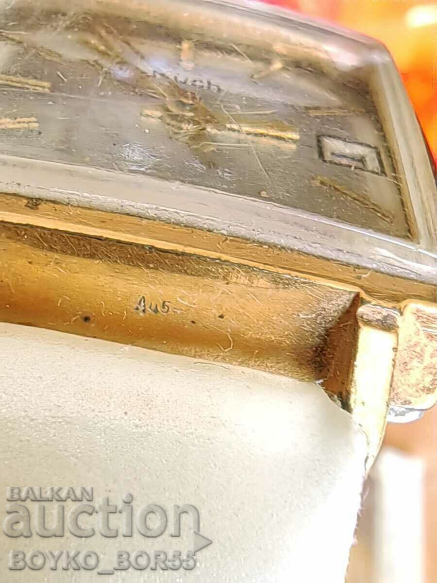 Auction Russian USSR Soc Women's Wrist Gold Plated Watch LUCH Auction Russian USSR Soc Women's Wrist Gold Plated Watch LUCH