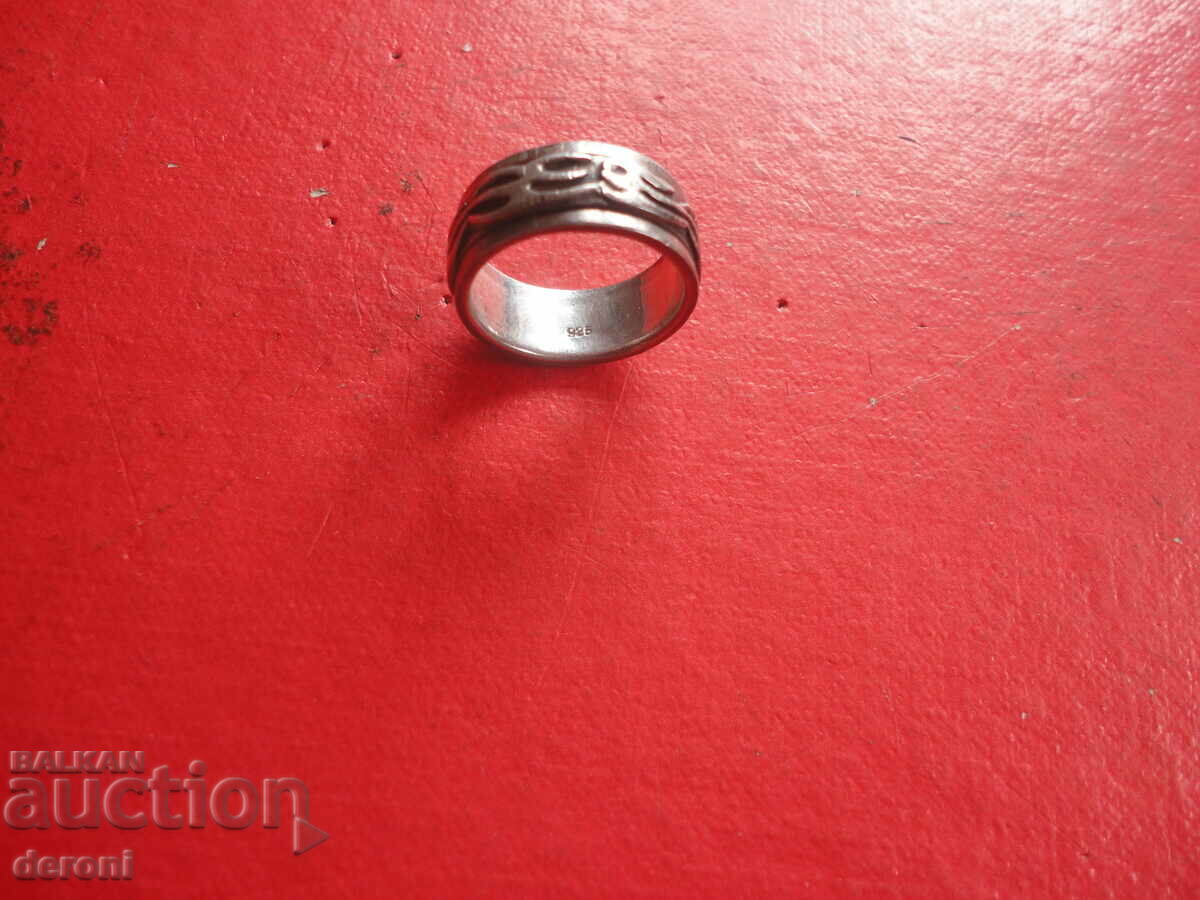 Uimitor inel argint dublu răsucit 5 - 6