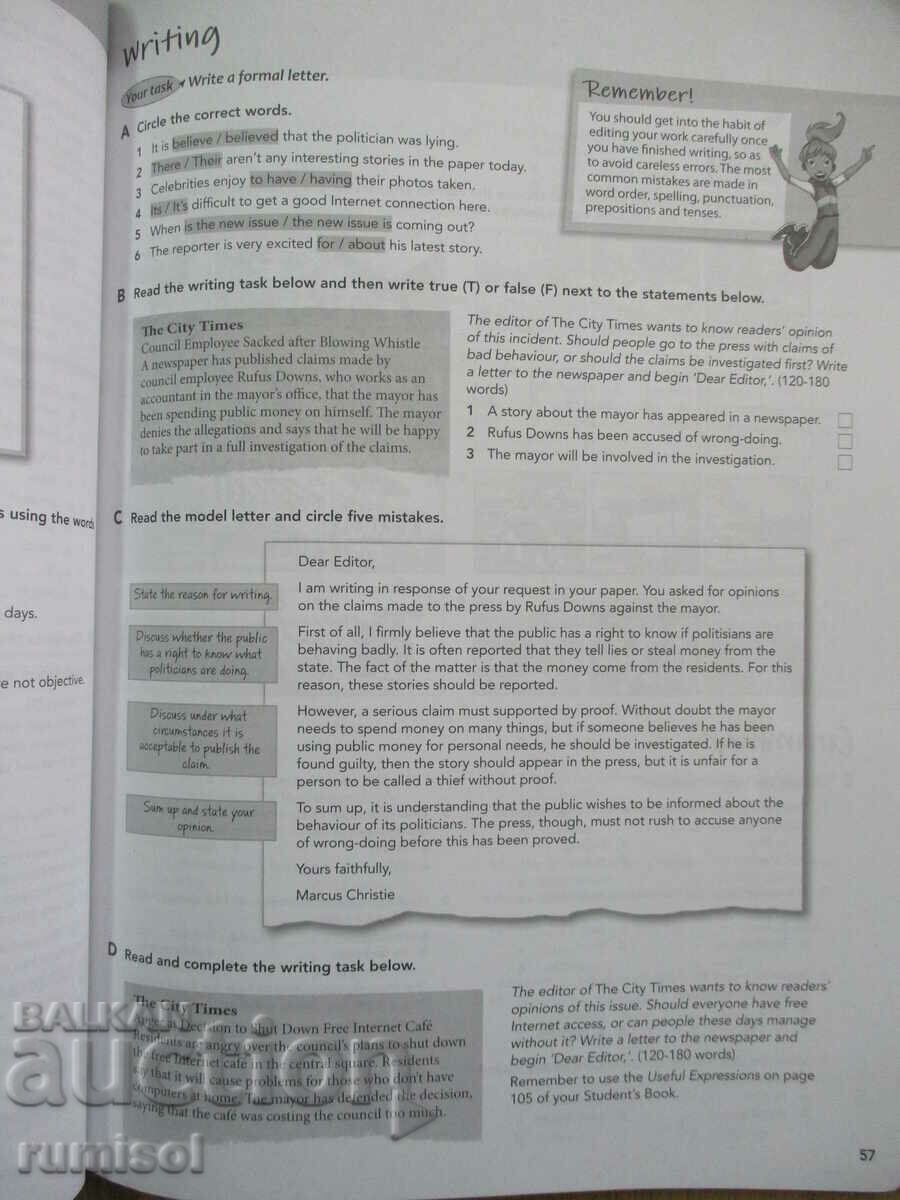 Доставка на Close-up - B1 - Workbook 	Angela Healan