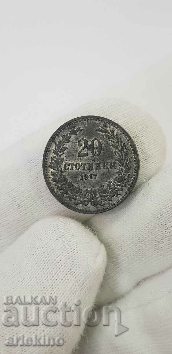 Collector coin 20 cents 1917 with gloss - 6