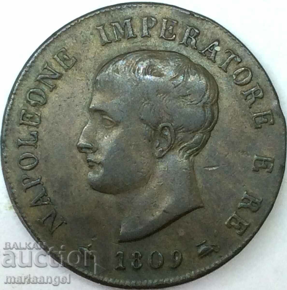 Napoleon soldo 1809 Italy 10.36g 27mm bronze