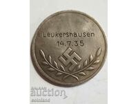 German Nazi Coin Medal Plaque - REPLICA REPRODUCTION