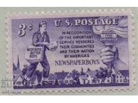 1952. USA. Newspaper boys.