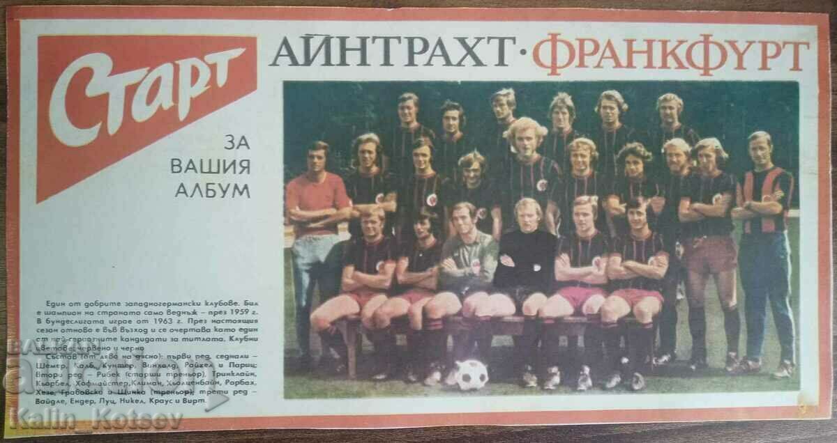 Eintracht Frankfurt ("Start" newspaper issue 129/20 November 1973) Eintracht Frankfurt ("Start" newspaper issue 129/20 November 1973)
