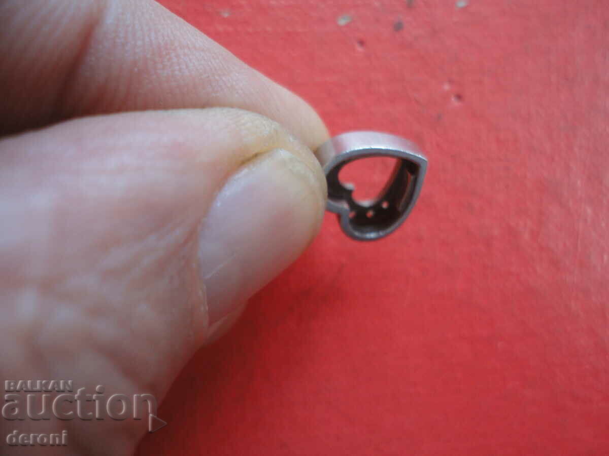 Silver pendant heart pendant with stones 925 - 5 Silver pendant heart pendant with stones 925 - 5