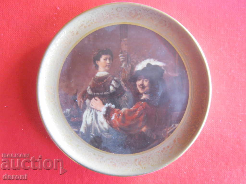 A unique Rembrandt gilt porcelain panel painting - 6 A unique Rembrandt gilt porcelain panel painting - 6