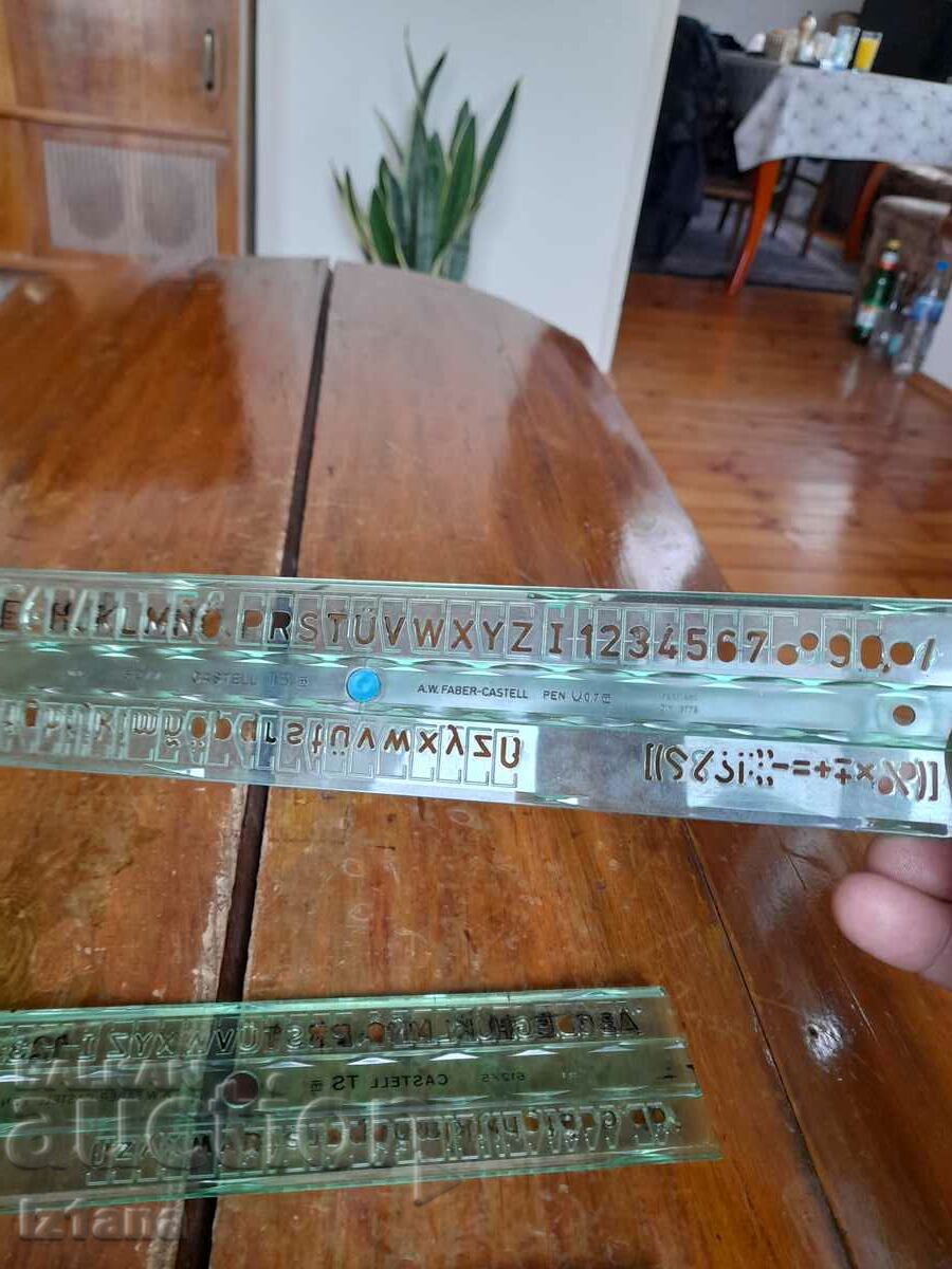 Delivery of Old Faber Castel stencil line Delivery of Old Faber Castel stencil line