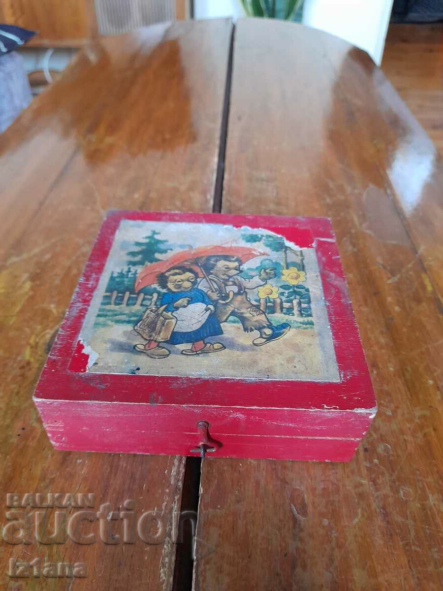 An old children's game with cubes