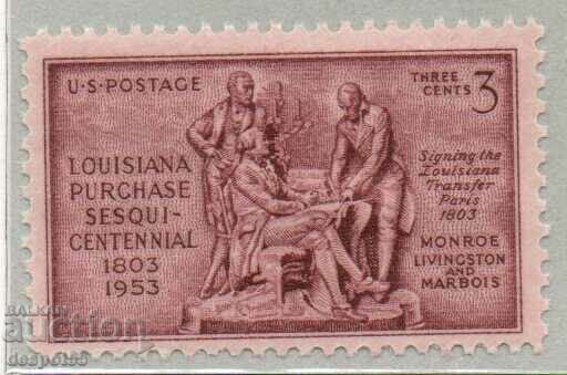1953. Ηνωμένες Πολιτείες. 150η επέτειος από την αγορά της Λουιζιάνα.