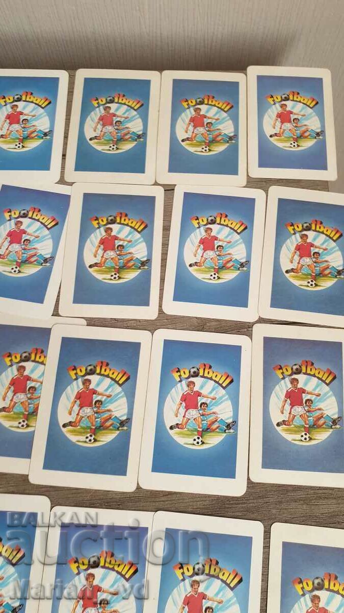 Collection of playing cards with football players euro'88 full set - 7 Collection of playing cards with football players euro'88 full set - 7