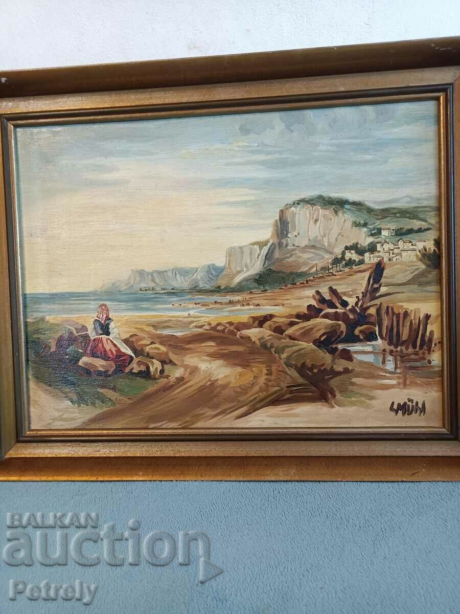 Παλιά ελαιογραφία με τιμή 190.00 BGN | € 97.15