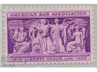 1953. Statele Unite ale Americii. 75-a aniversare a Asociației Baroului American.