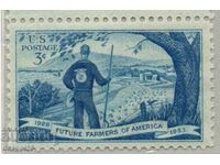1953. USA. Future farmers of America.