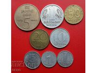 Germany-GDR-lot 8 coins