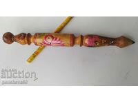 Vintage large, hand-decorated pencil