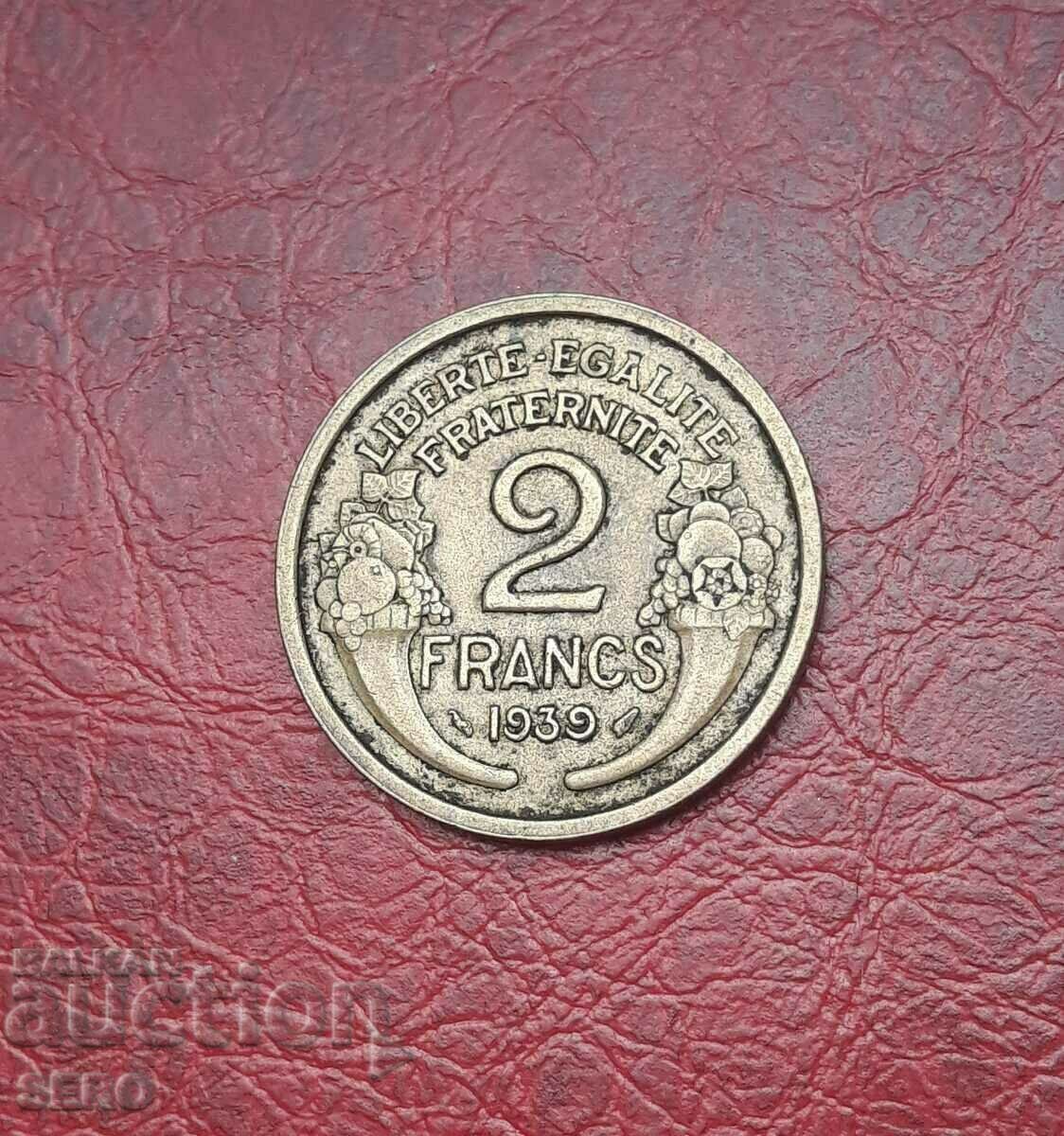 Франция-2 франка 1939