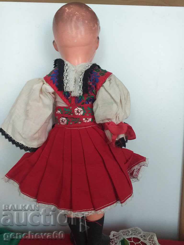 Παλιά κούκλα με παραδοσιακή φορεσιά / Τσεχοσλοβακία - 6 Παλιά κούκλα με παραδοσιακή φορεσιά / Τσεχοσλοβακία - 6