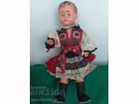 Old doll with costume/Czechoslovakia