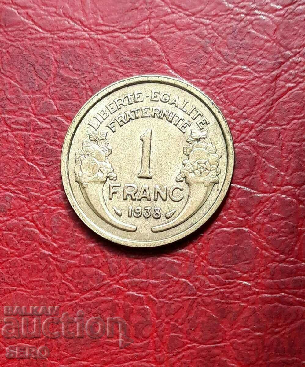 Franța-1 franc 1938