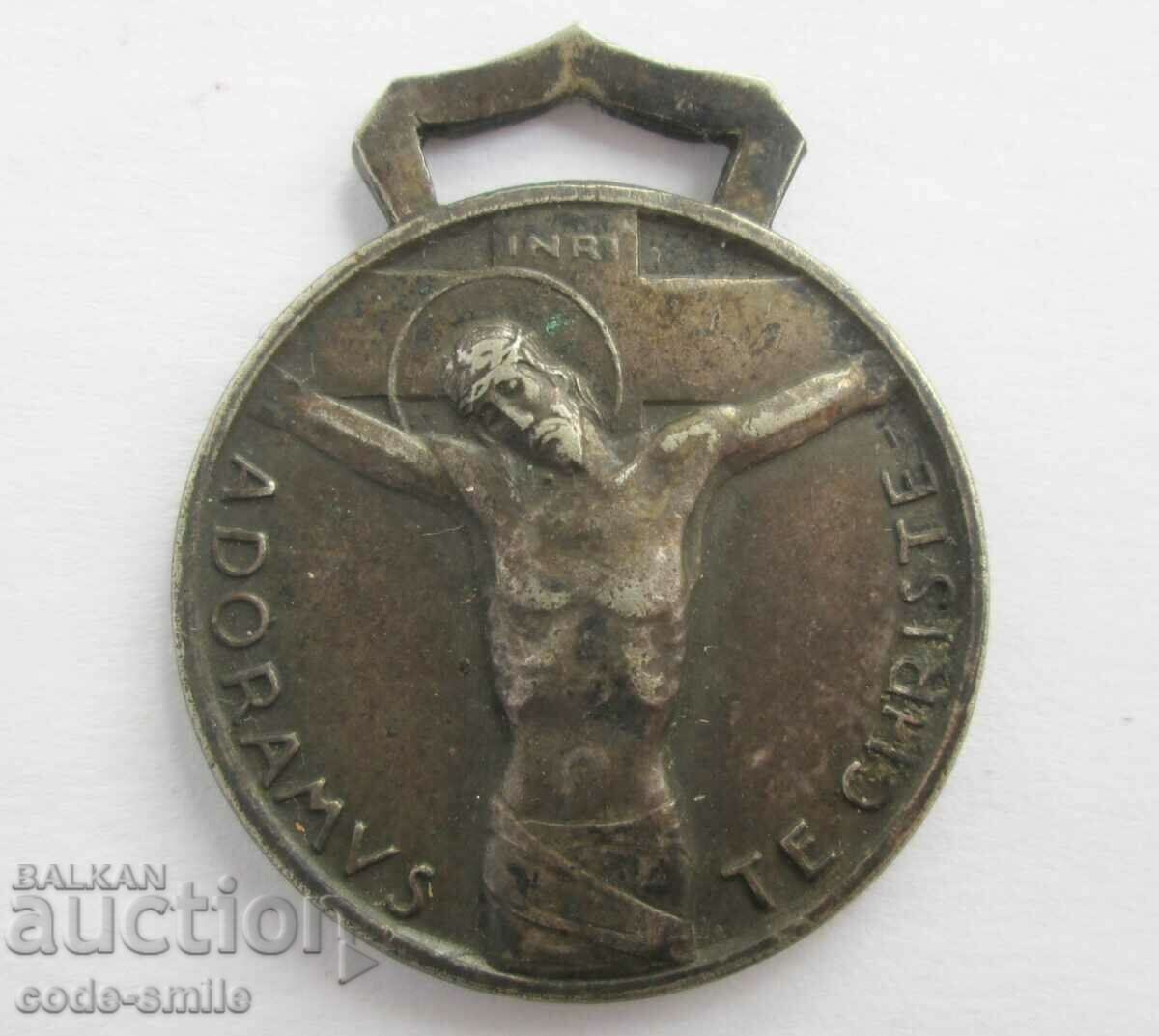Old Christian Religious Redemption Medal 1933