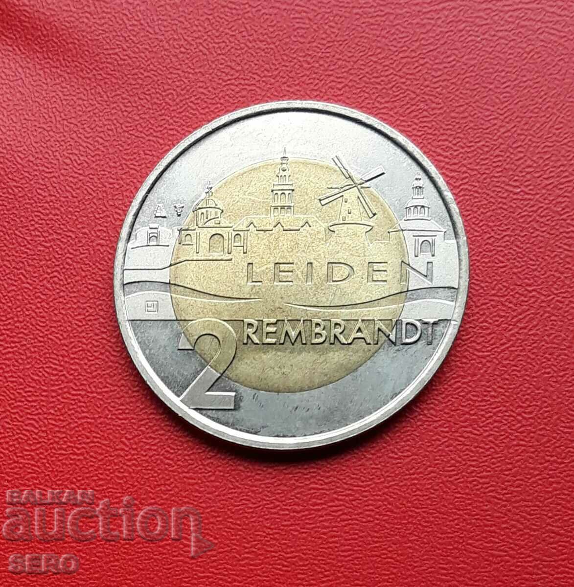Нидерландия-Лайден-2 рембранд/евро/ 2006-жетон