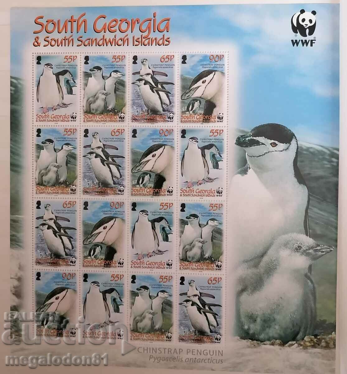 Georgia de Sud - fauna WWF, pinguini