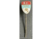 302 Σήμα Τουρκίας Σμάλτο Τουρκικής Ομοσπονδίας Σκι