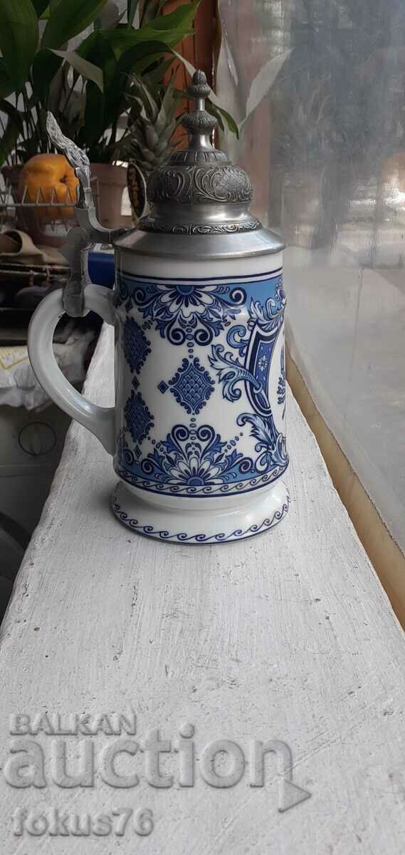 Cana de bere germană de colecție cu preț 69.00 BGN | € 35.28