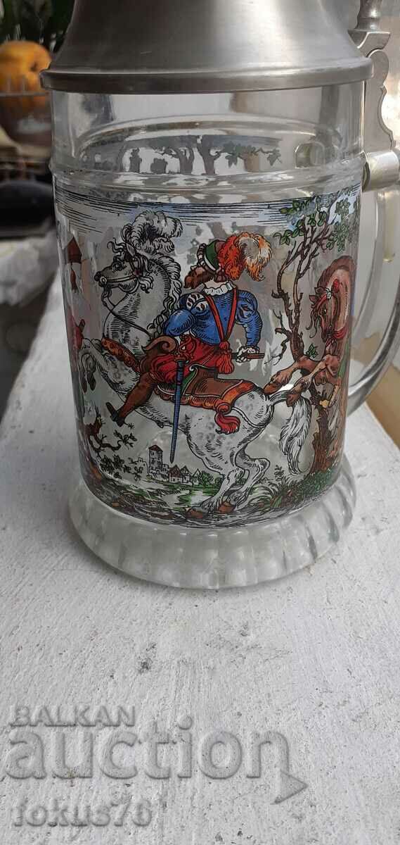 Delivery of Collectible German Music Beer Mug Lid Playing Delivery of Collectible German Music Beer Mug Lid Playing