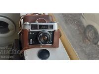 Old Fed 4 mechanical Soviet camera with leather case