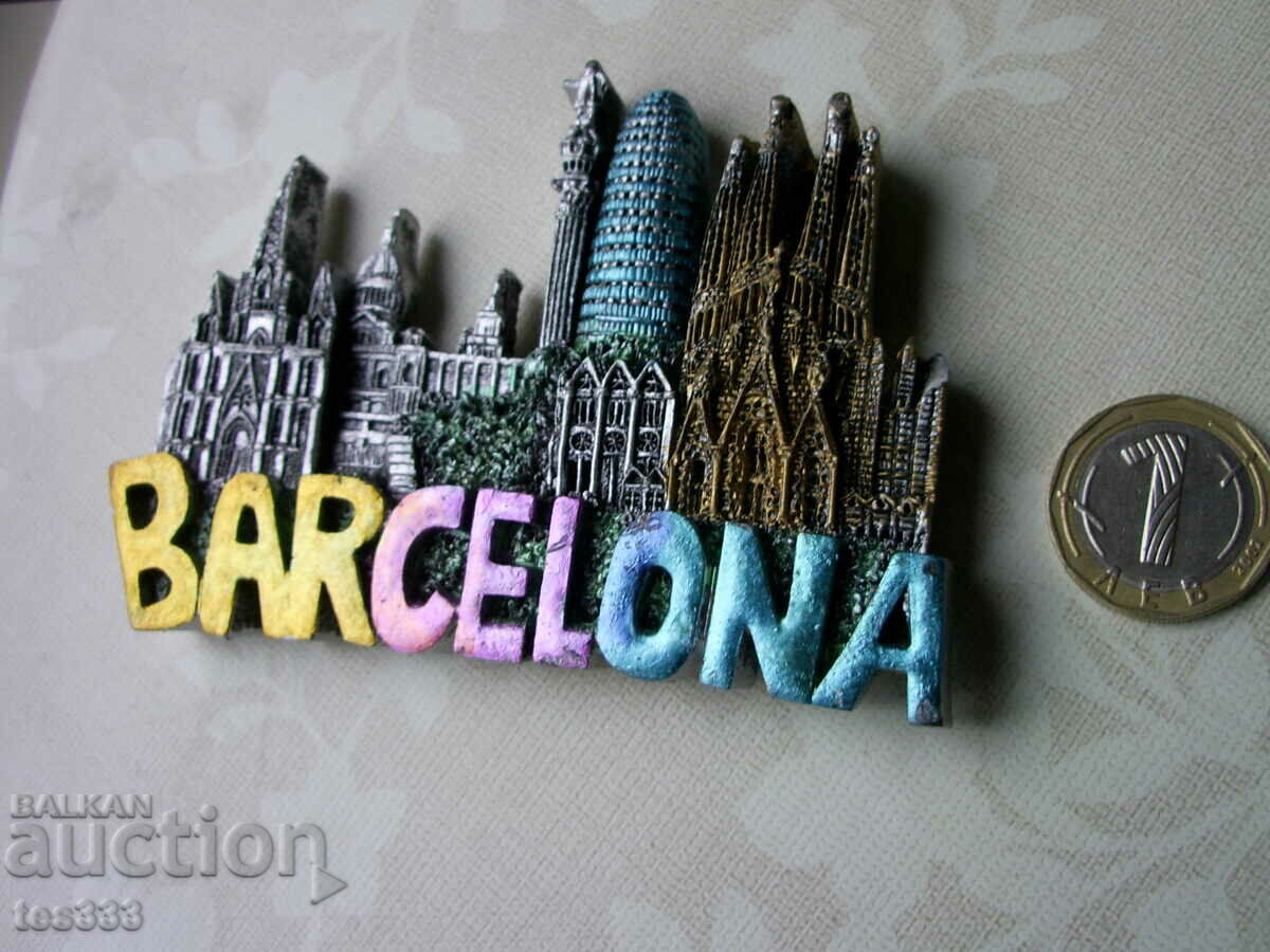 Μαγνήτης ψυγείου Barcelona με τιμή € 1.28 | 2.50 BGN Μαγνήτης ψυγείου Barcelona με τιμή € 1.28 | 2.50 BGN