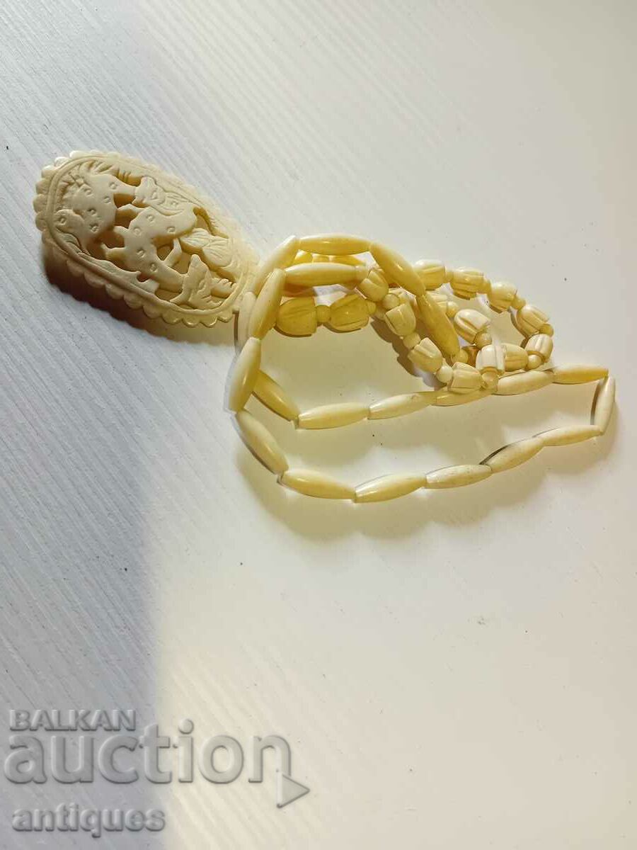 Old bone necklace - 6 Old bone necklace - 6